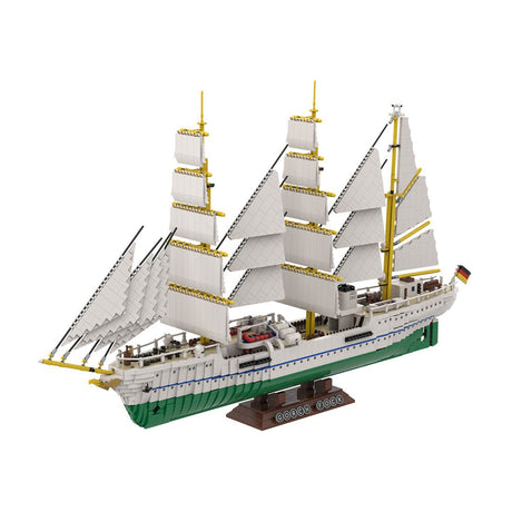 MOC - 162206 Gorch Fock Klemmbausteine - LesDiyLesDiy