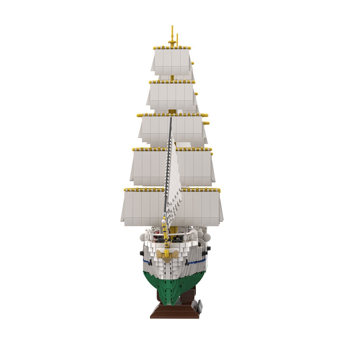 MOC - 162206 Gorch Fock Klemmbausteine - LesDiyLesDiy