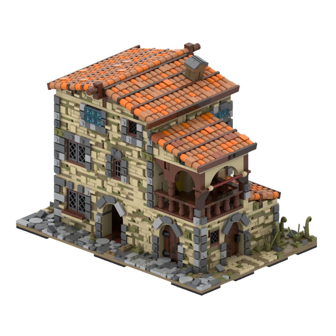 MOC - 162537 Old Italian house Klemmbausteine - LesDiyLesDiy