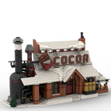 MOC - 162963 Winter Village - Chocolate factory Klemmbausteine - LesDiy - Klemmbausteine