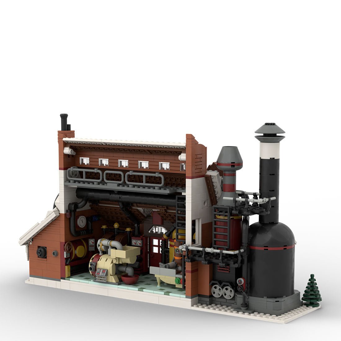 MOC - 162963 Winter Village - Chocolate factory Klemmbausteine - LesDiy - Klemmbausteine