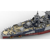 MOC - 163300 1/200 French Battleship Richelieu Klemmbausteine - LesDiyLesDiy