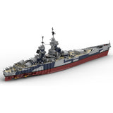 MOC - 163300 1/200 French Battleship Richelieu Klemmbausteine - LesDiyLesDiy