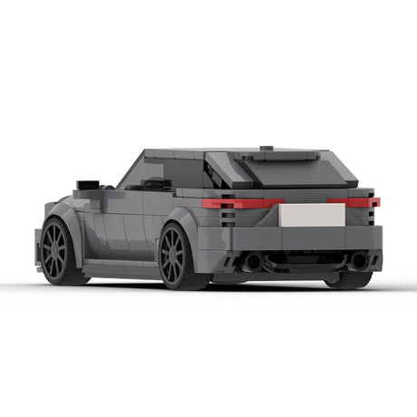 MOC - 163459 Audi RS6 Avant 2019 - 8 stud wide Klemmbausteine - LesDiyLesDiy