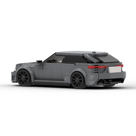 MOC - 163459 Audi RS6 Avant 2019 - 8 stud wide Klemmbausteine - LesDiyLesDiy