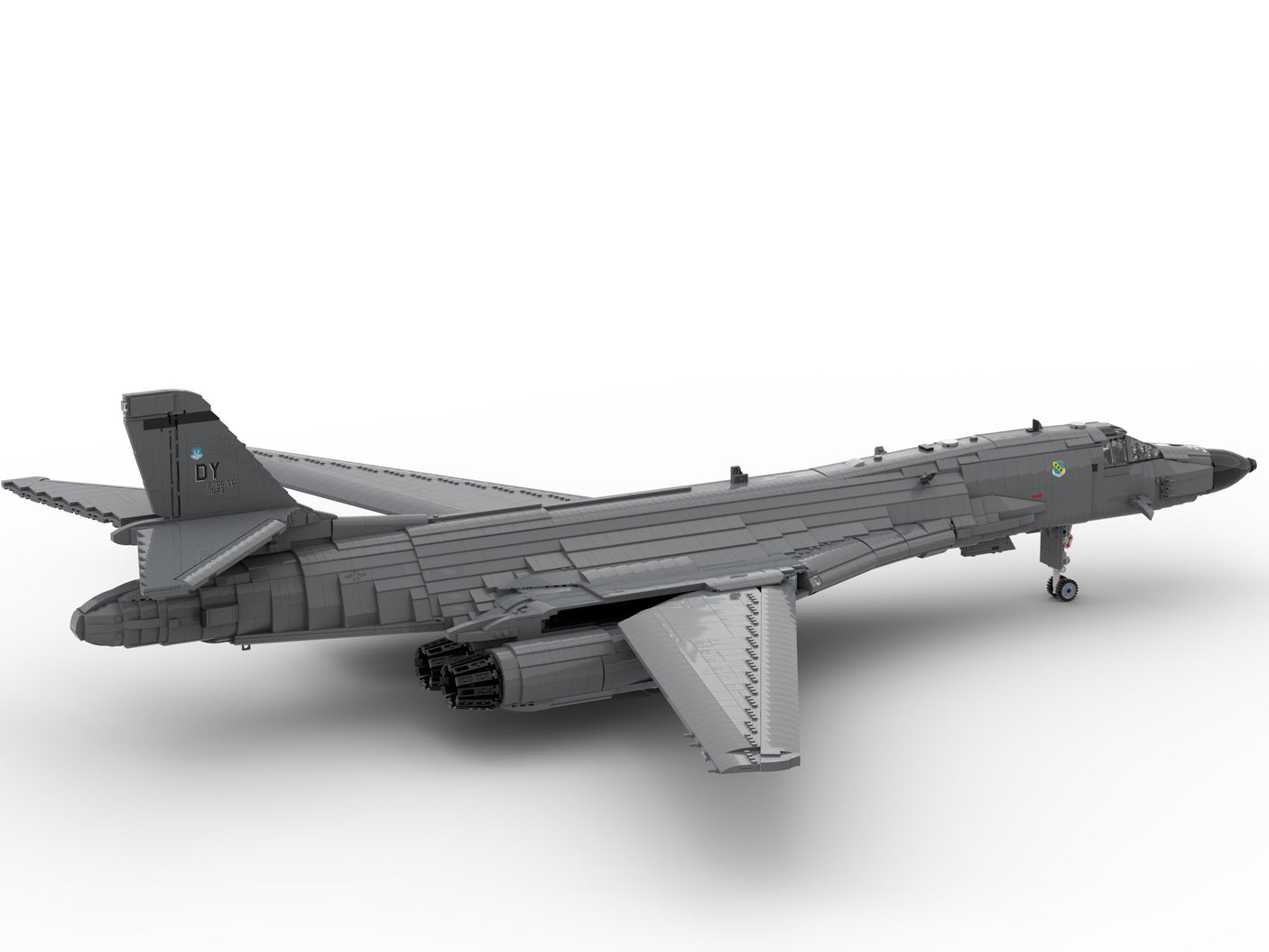 MOC - 163732 B - 1 Lancer Bomber Klemmbausteine - LesDiyLesDiy