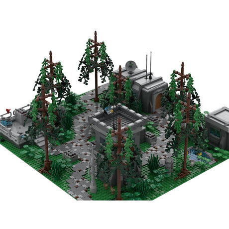 MOC - 163765 Endor forest base Klemmbausteine - LesDiyLesDiy