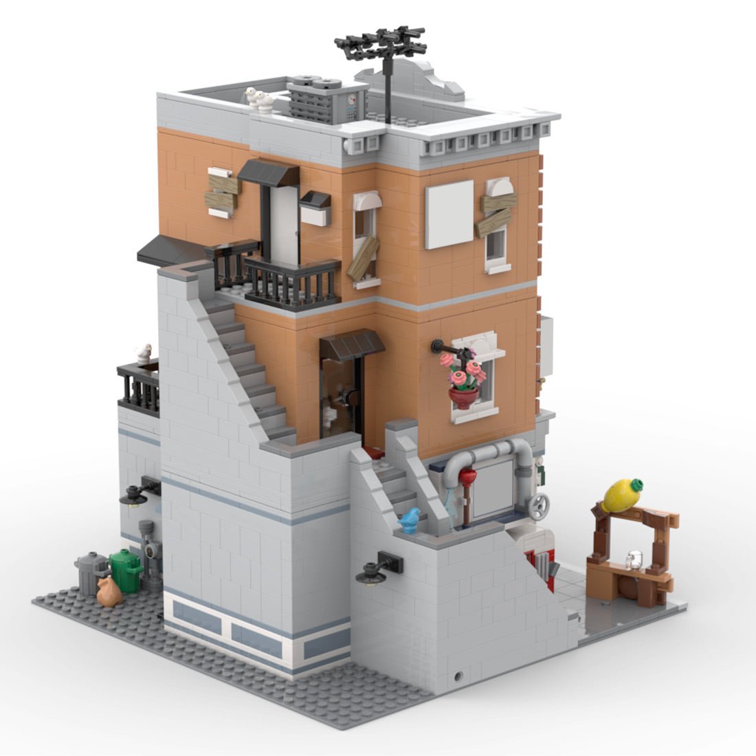 MOC - 164038 Hardware Store and Apartment Renovation Klemmbausteine - LesDiy - Klemmbausteine