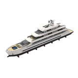 MOC - 164155 White Large Luxury Yacht Klemmbausteine - LesDiyLesDiy