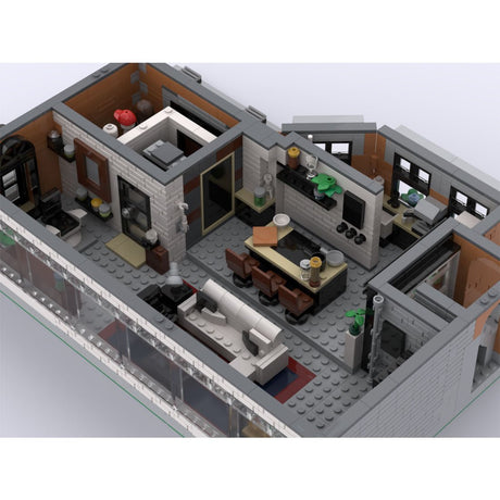 MOC - 164775 Queer Eye Ground Floor Klemmbausteine - LesDiyLesDiy