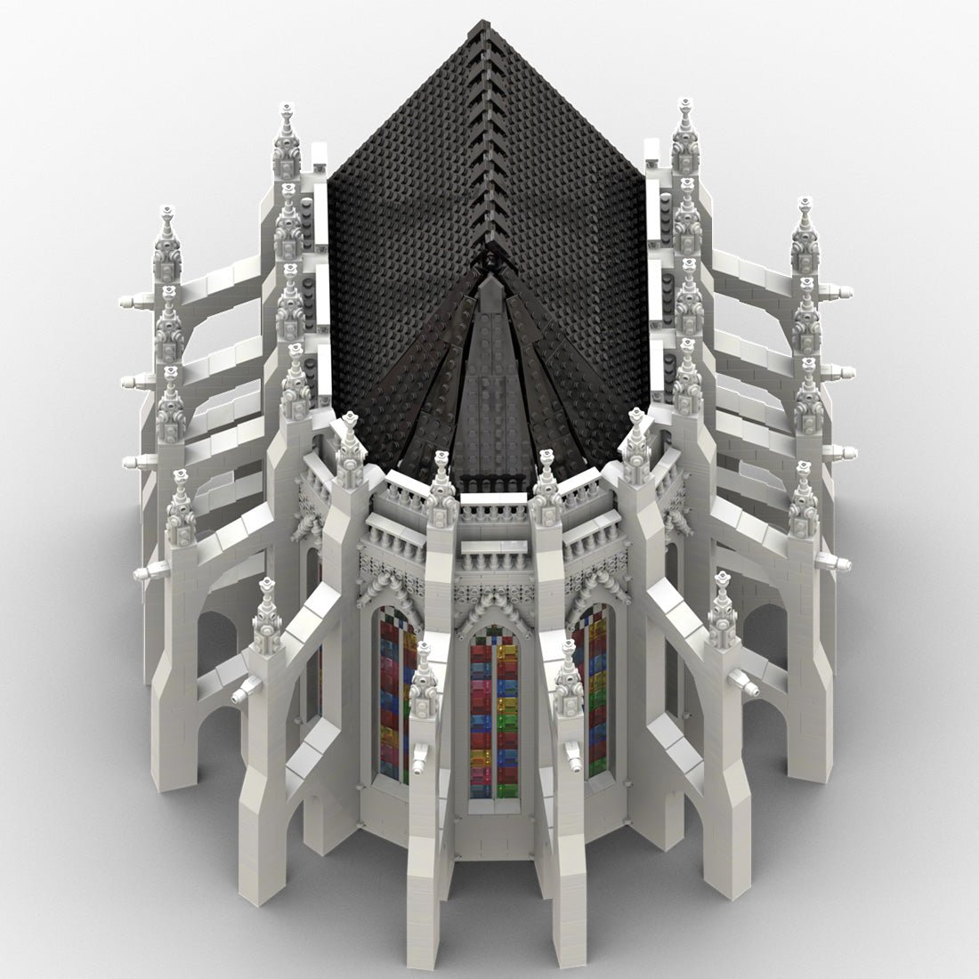 MOC - 165277 Gothic Cathedral Module 1 - Choir Klemmbausteine - LesDiyLesDiy