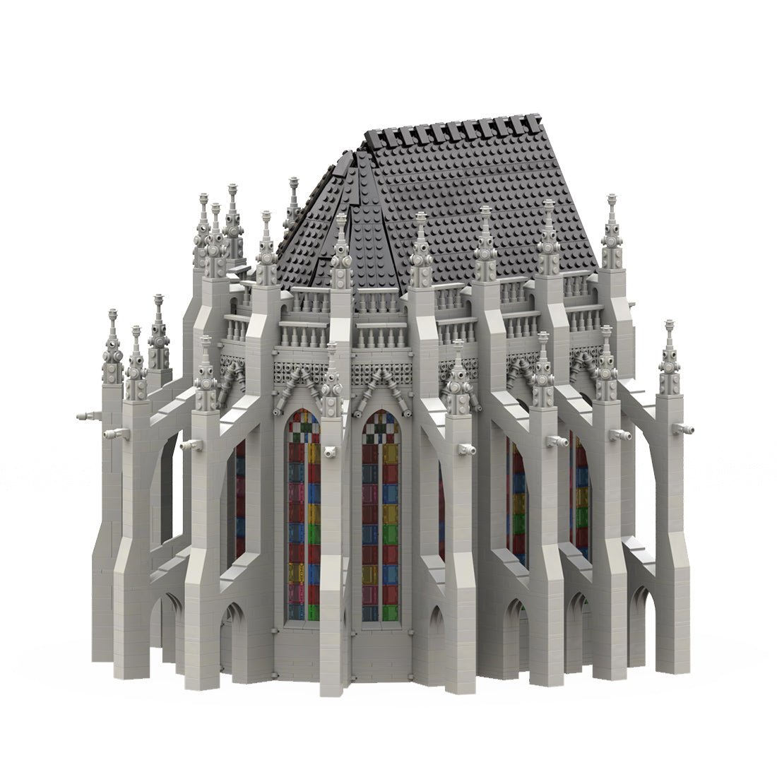 MOC - 165277 Gothic Cathedral Module 1 - Choir Klemmbausteine - LesDiyLesDiy