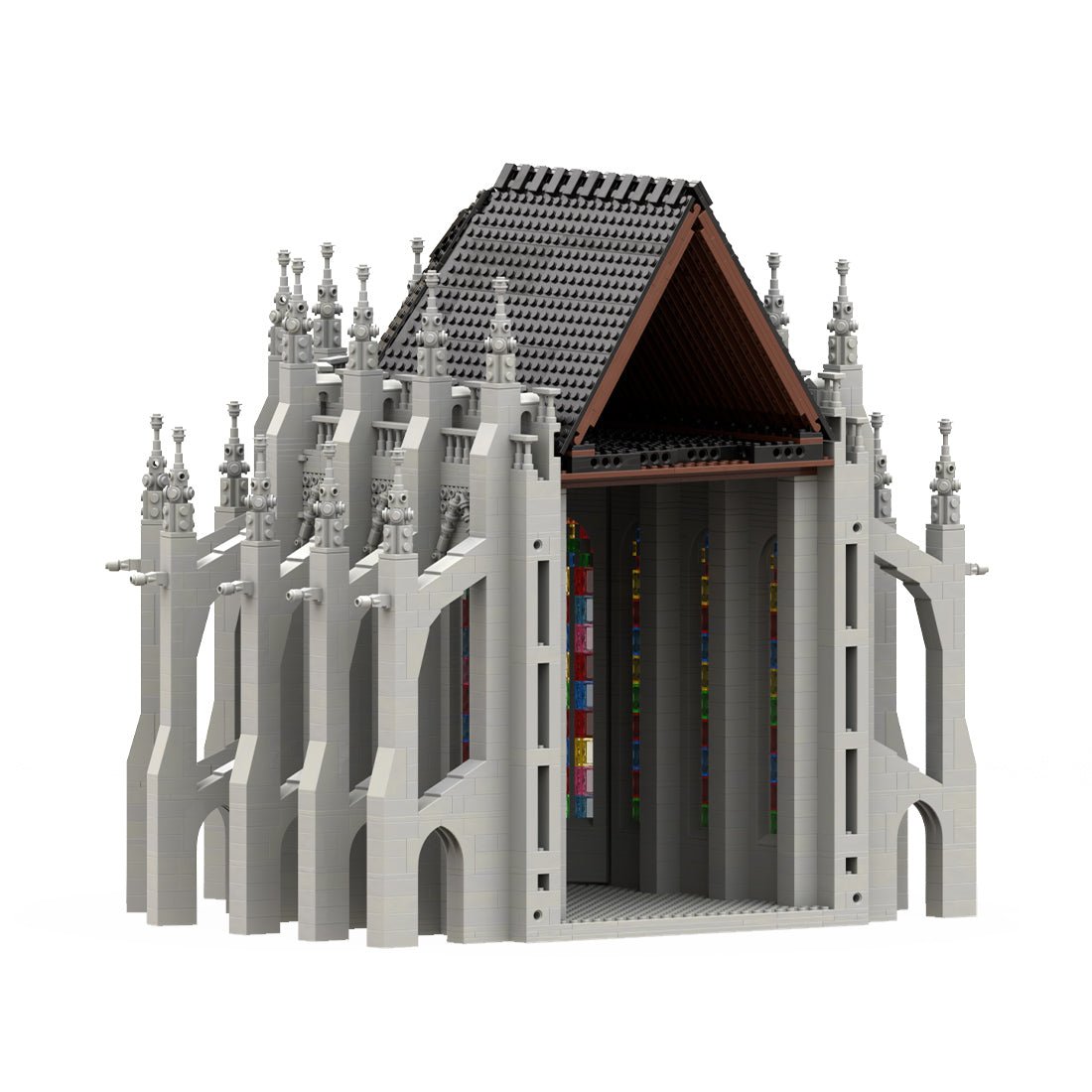 MOC - 165277 Gothic Cathedral Module 1 - Choir Klemmbausteine - LesDiyLesDiy