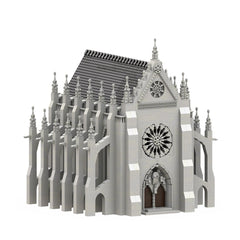 MOC - 165277 Gothic Cathedral Module 3 - Nef Klemmbausteine - LesDiyLesDiy