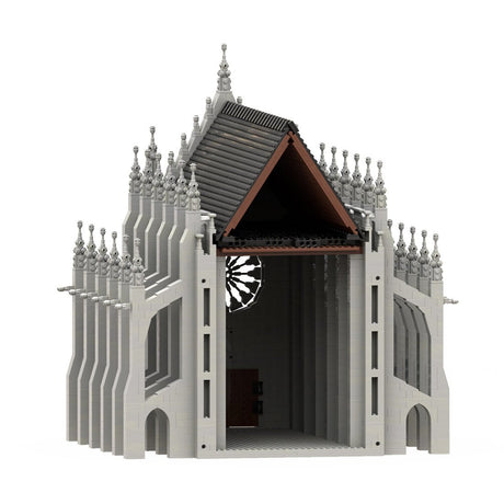 MOC - 165277 Gothic Cathedral Module 3 - Nef Klemmbausteine - LesDiyLesDiy