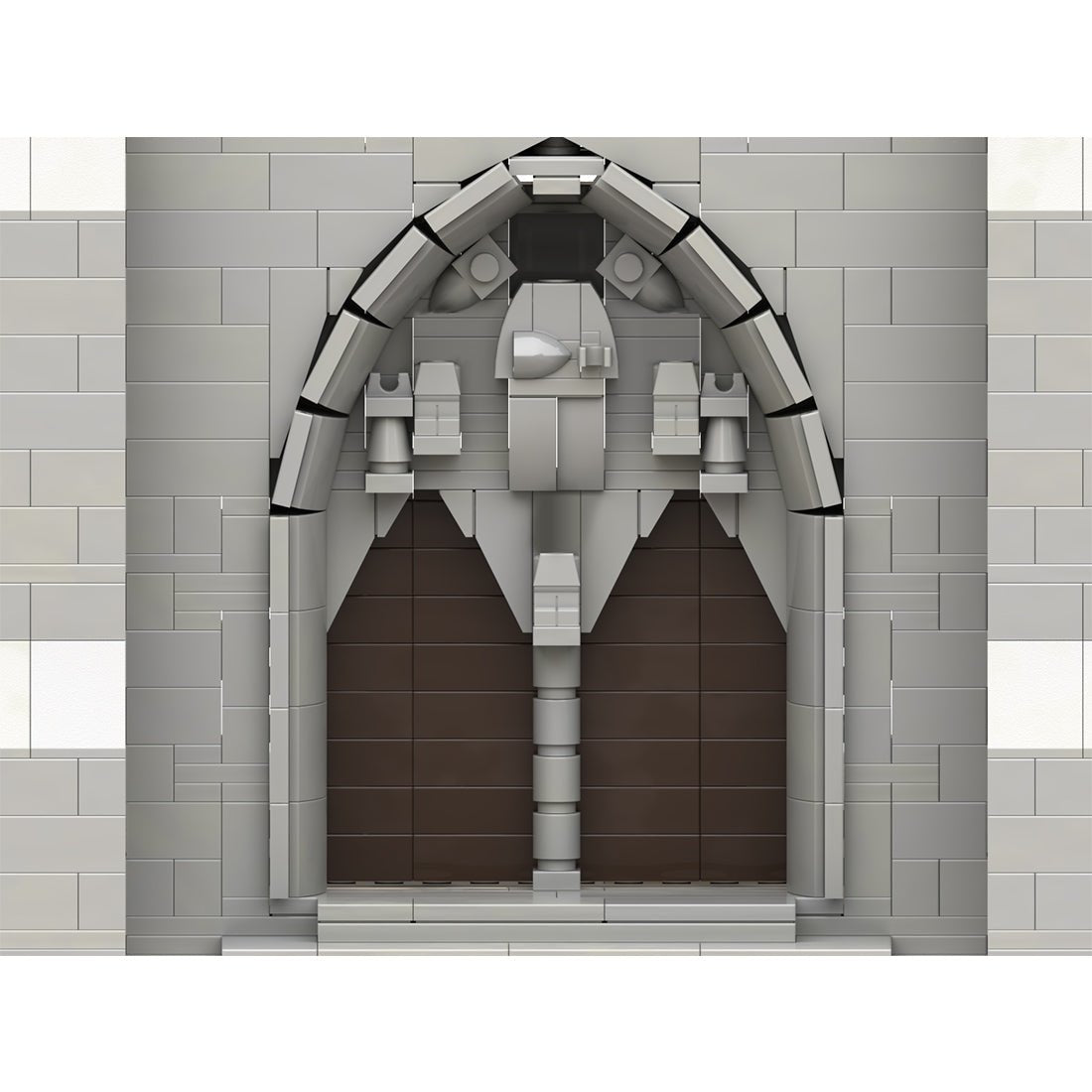 MOC - 165277 Gothic Cathedral Module 3 - Nef Klemmbausteine - LesDiyLesDiy