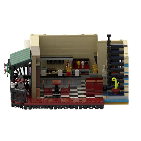 MOC - 165373 New Orleans Hamburger Joint Klemmbausteine - LesDiyLesDiy