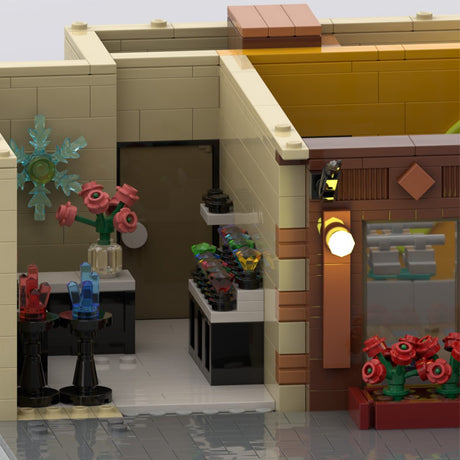 MOC - 165373 New Orleans Hamburger Joint Klemmbausteine - LesDiyLesDiy