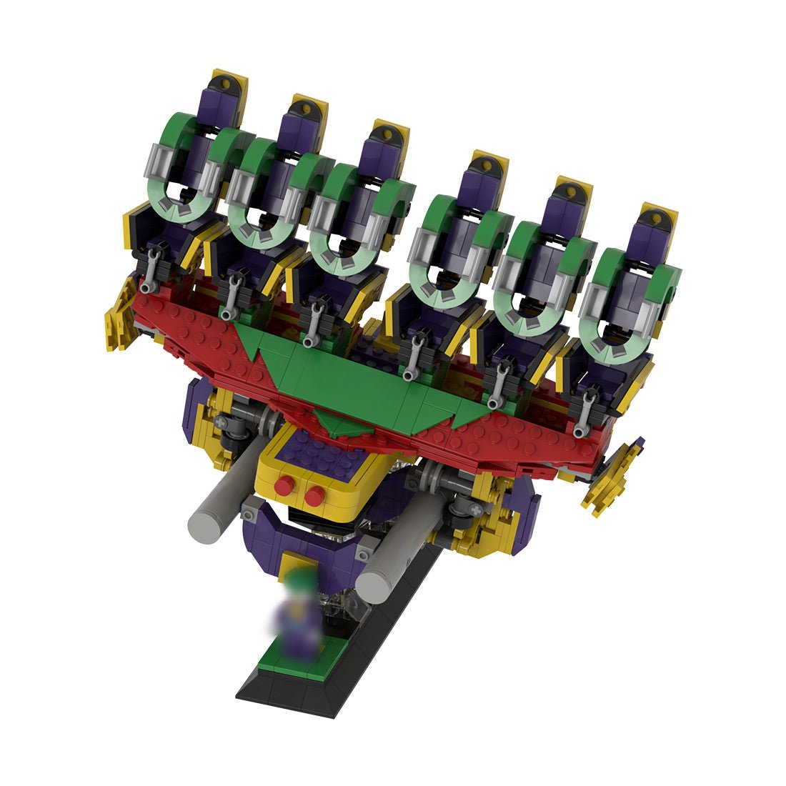 MOC - 166643 The JOKER CAR Klemmbausteine - LesDiyLesDiy