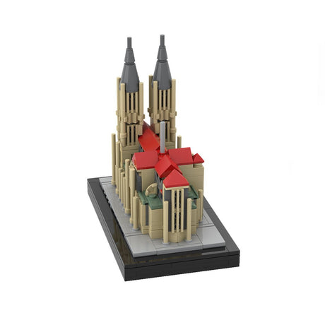 MOC - 166719 St. Peter Cathedral, Regensburg, Germany Klemmbausteine - LesDiyLesDiy