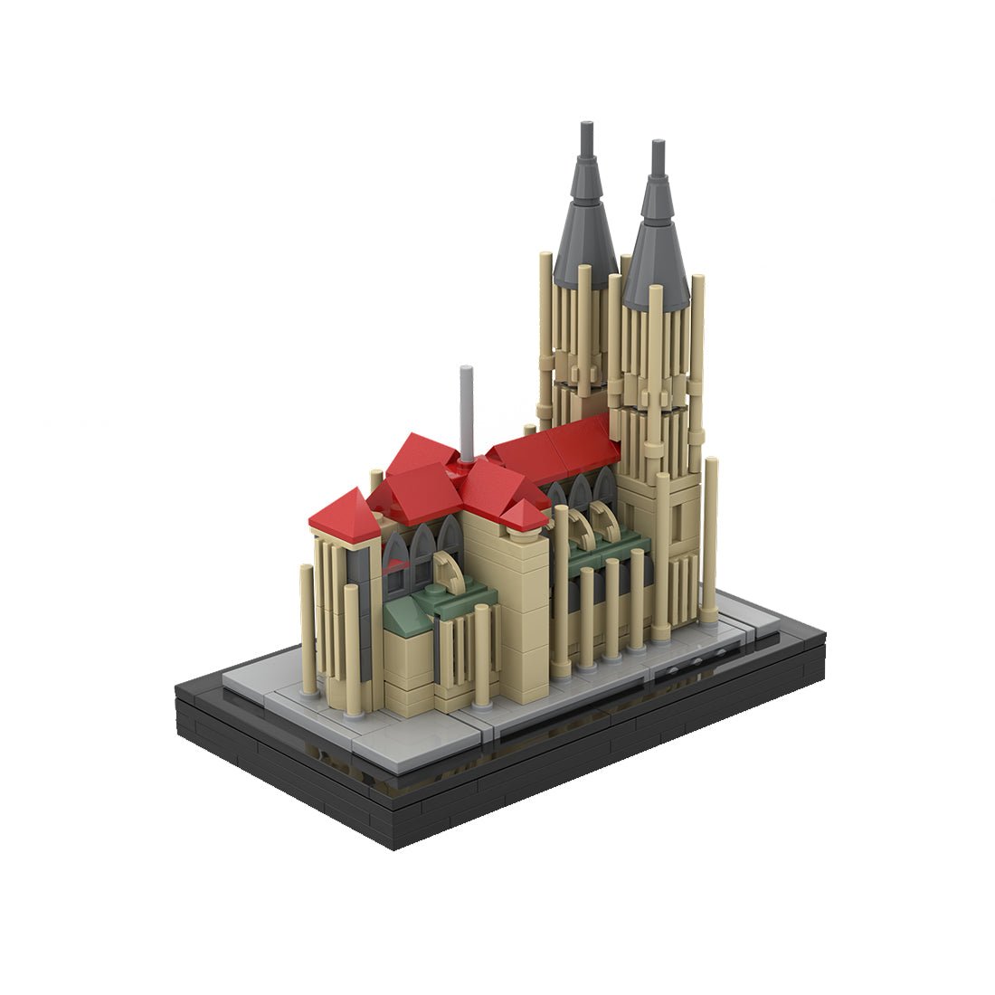 MOC - 166719 St. Peter Cathedral, Regensburg, Germany Klemmbausteine - LesDiyLesDiy