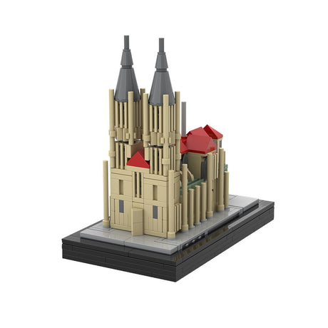 MOC - 166719 St. Peter Cathedral, Regensburg, Germany Klemmbausteine - LesDiyLesDiy