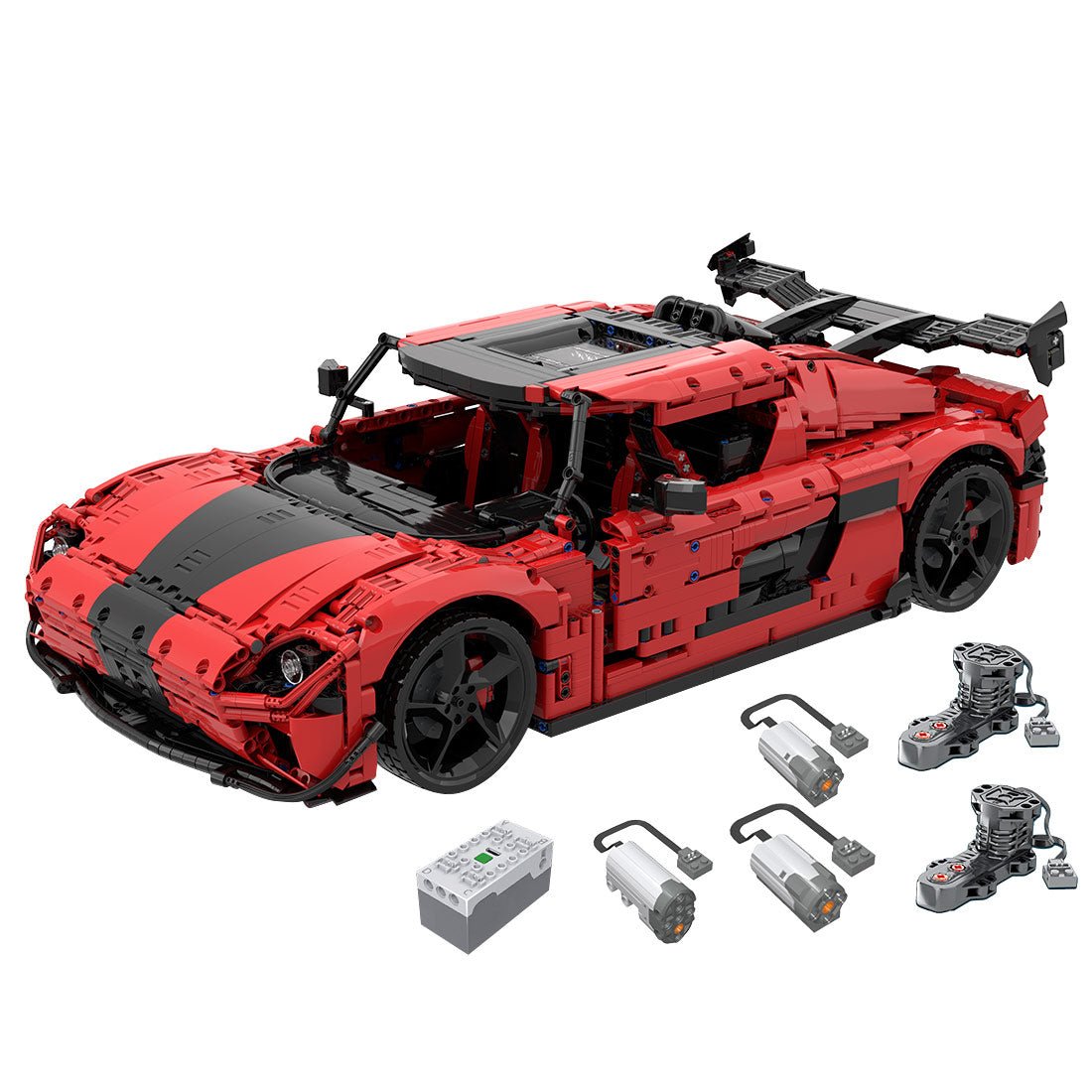 MOC - 167461 Koenigsegg Agera RS Klemmbausteine - LesDiyLesDiy