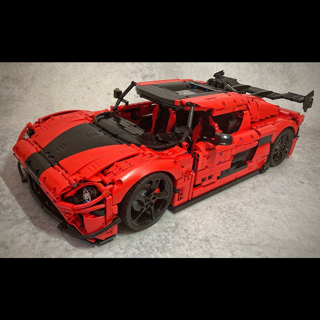 MOC - 167461 Koenigsegg Agera RS Klemmbausteine - LesDiyLesDiy