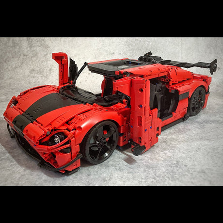 MOC - 167461 Koenigsegg Agera RS Klemmbausteine - LesDiyLesDiy