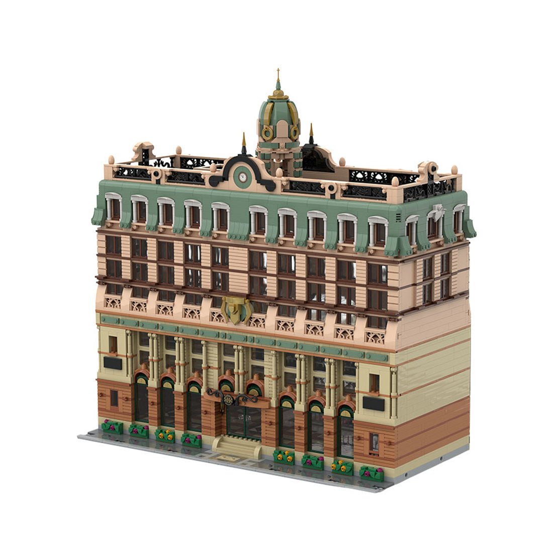 MOC - 167665 Grand Studgate Hotel Klemmbausteine - LesDiyLesDiy