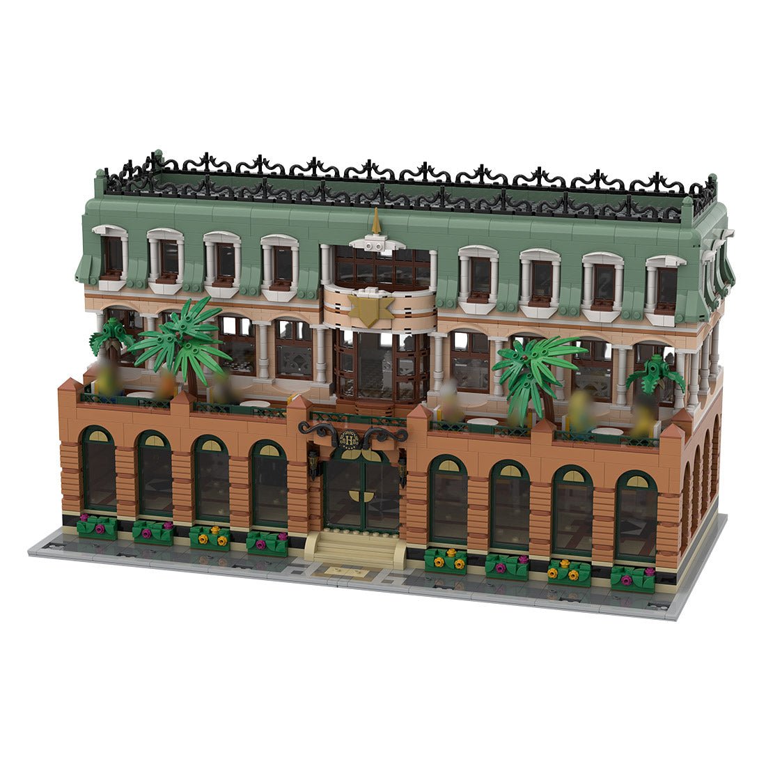 MOC - 167665 Grand Studgate Hotel Klemmbausteine - LesDiyLesDiy