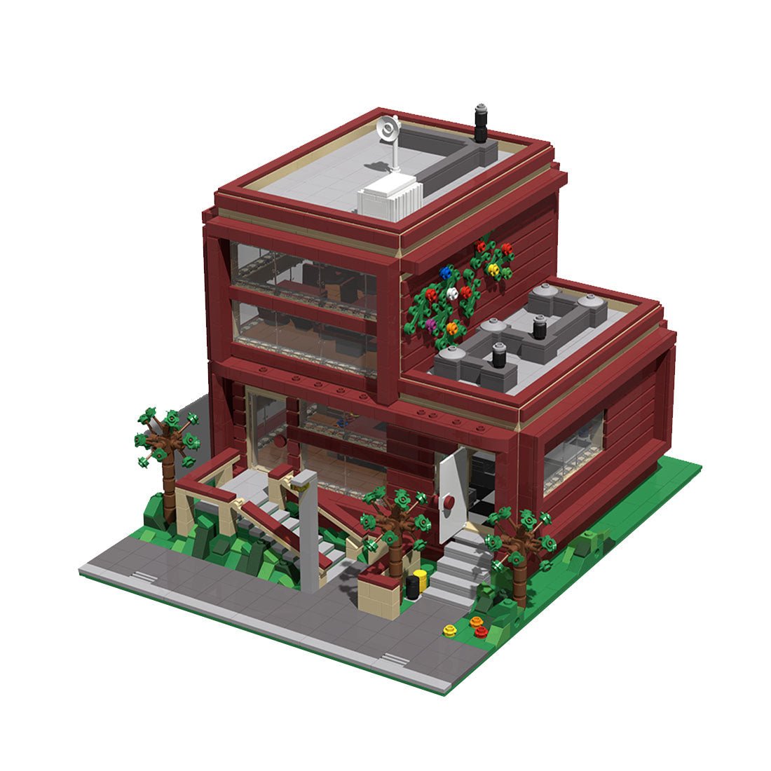 MOC - 168034 French tacos shop (V2) Klemmbausteine - LesDiyLesDiy