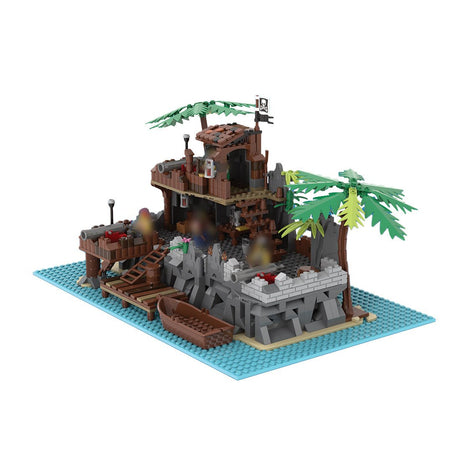 MOC - 168202 Caribbean Outpost Klemmbausteine - LesDiyLesDiy