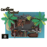 MOC - 168202 Caribbean Outpost Klemmbausteine - LesDiyLesDiy