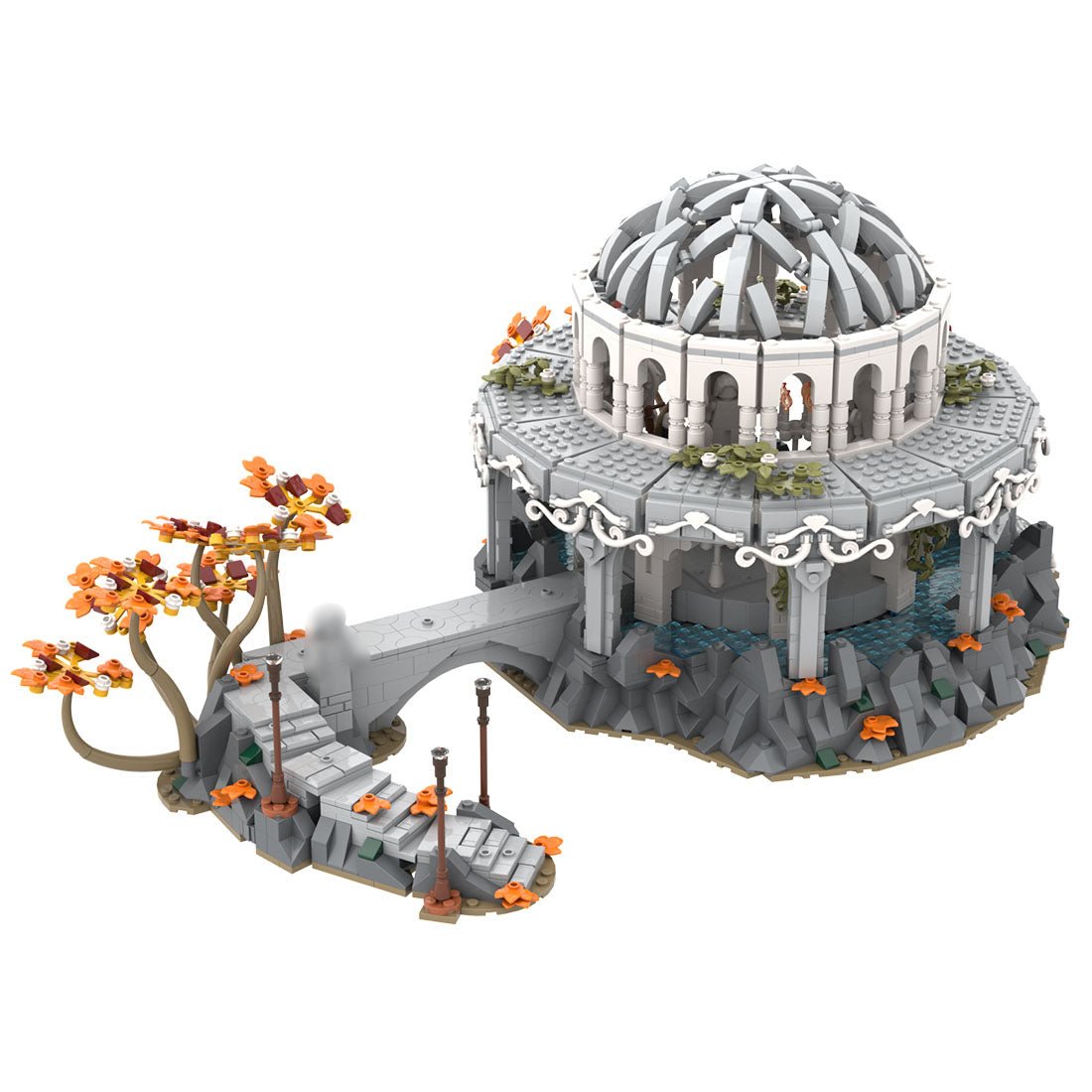 MOC - 168689 The White Council Klemmbausteine - LesDiyLesDiy