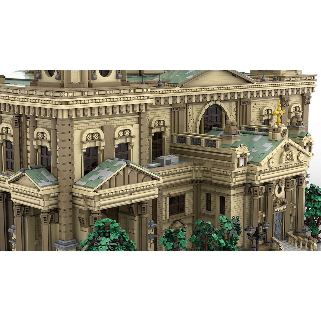 MOC - 169060 Berlin Cathedral Klemmbausteine - LesDiyLesDiy