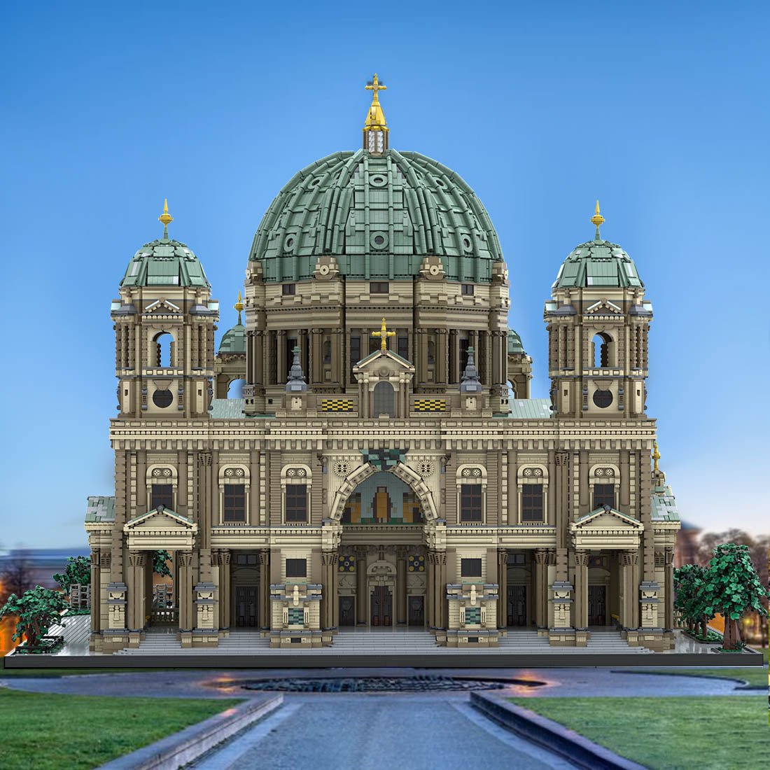 MOC - 169060 Berlin Cathedral Klemmbausteine - LesDiyLesDiy