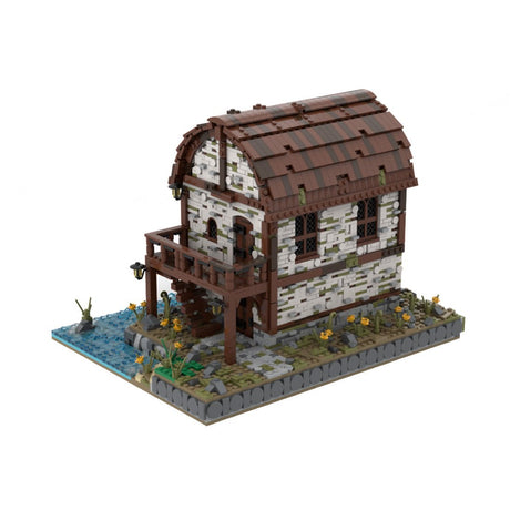 MOC - 169846 Medieval watermill Klemmbausteine - LesDiyLesDiy