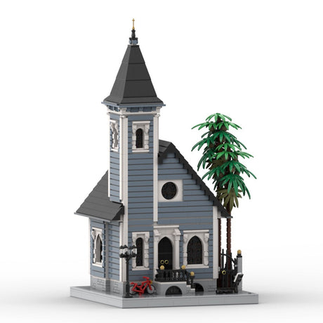 MOC - 169862 New Orleans Church Klemmbausteine - LesDiyLesDiy