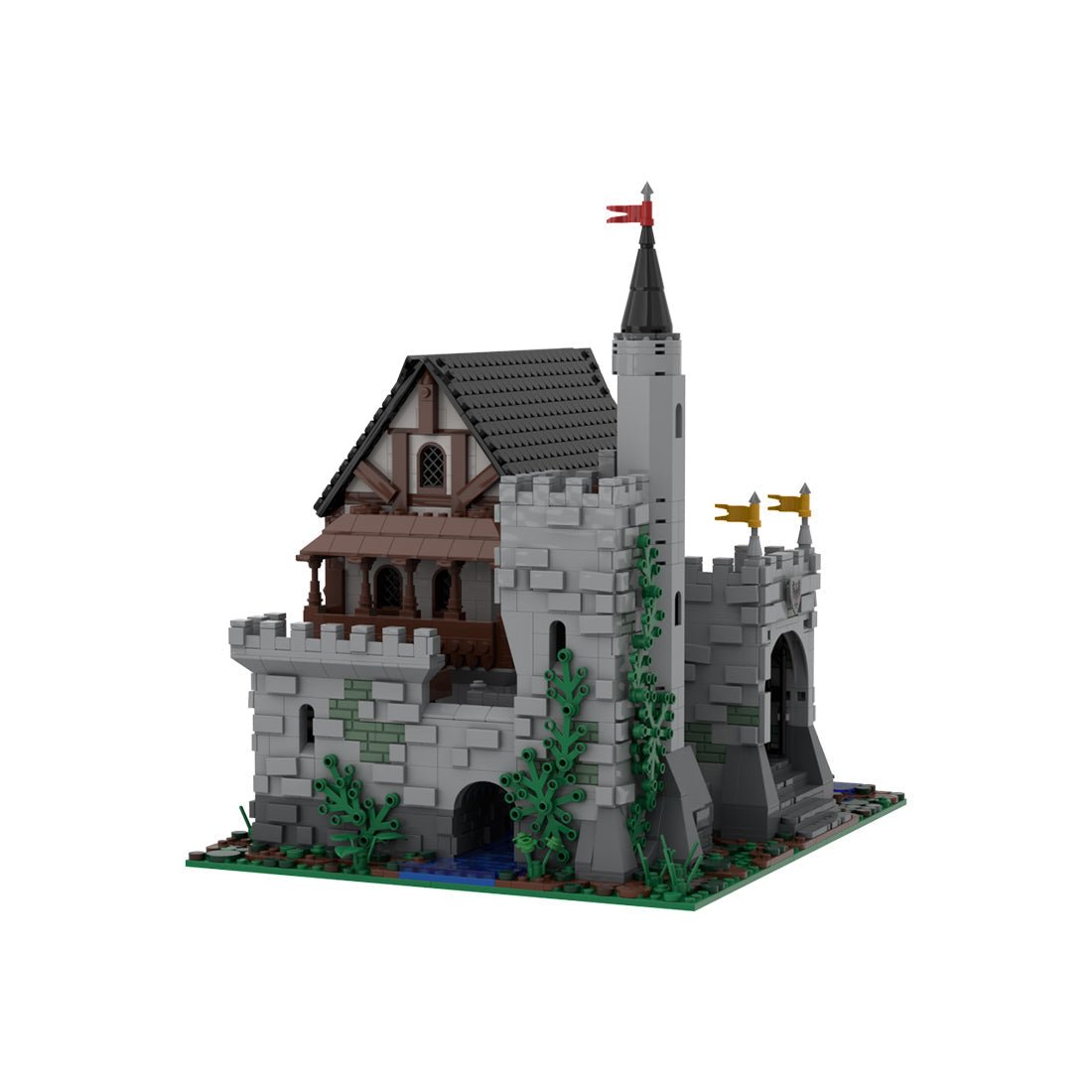 MOC - 169989 Brook Manor Klemmbausteine - LesDiyLesDiy