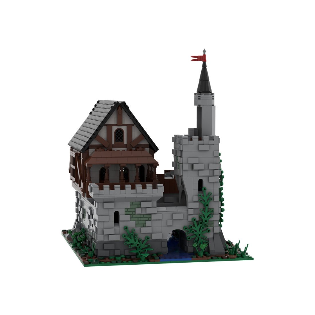 MOC - 169989 Brook Manor Klemmbausteine - LesDiyLesDiy