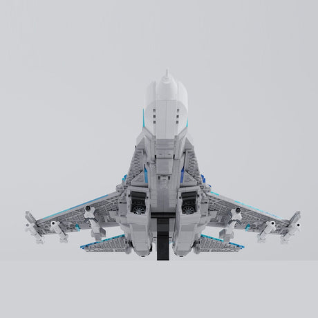 MOC - 170244 Sukhoi Su - 27 Klemmbausteine - LesDiyLesDiy