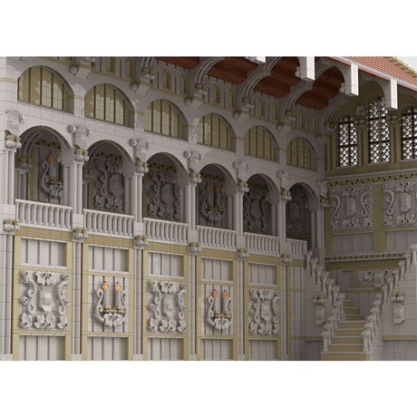 MOC - 171871 Ancient Roman Basilica Klemmbausteine - LesDiyLesDiy