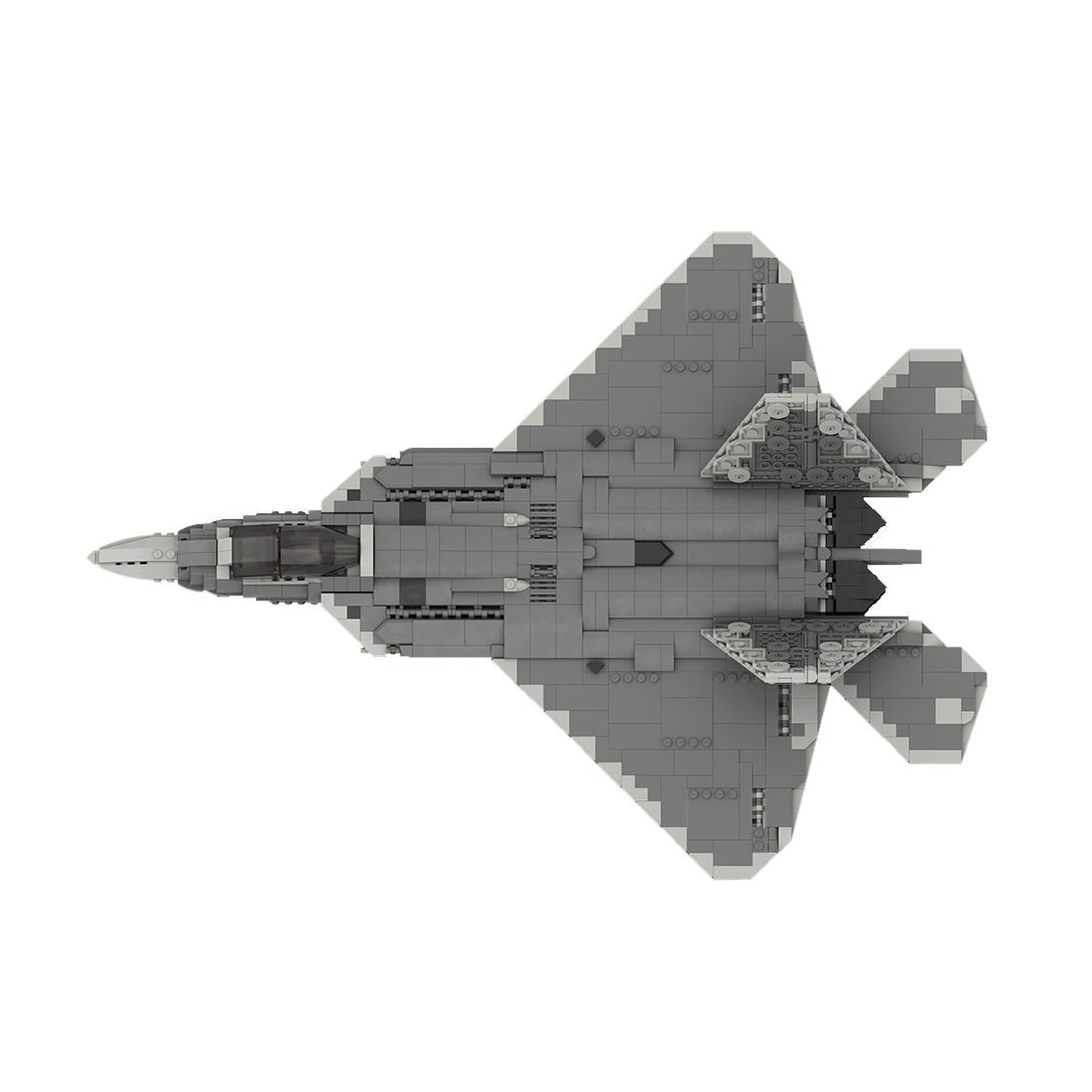 MOC - 172484 F - 22 RAPTOR - 1:35 Scale (v3) Klemmbausteine - LesDiyLesDiy