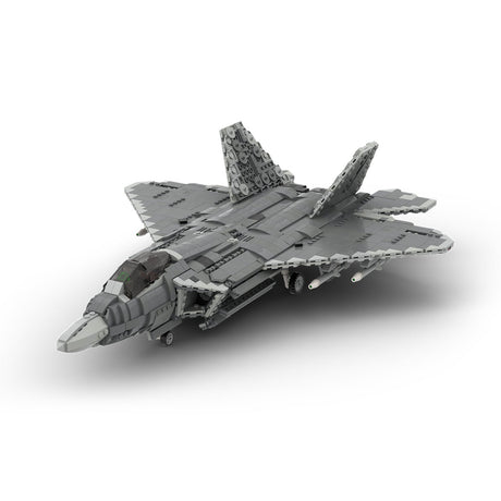 MOC - 172484 F - 22 RAPTOR - 1:35 Scale (v3) Klemmbausteine - LesDiyLesDiy