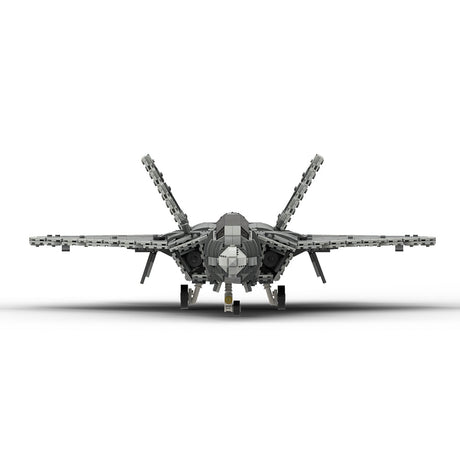 MOC - 172484 F - 22 RAPTOR - 1:35 Scale (v3) Klemmbausteine - LesDiyLesDiy