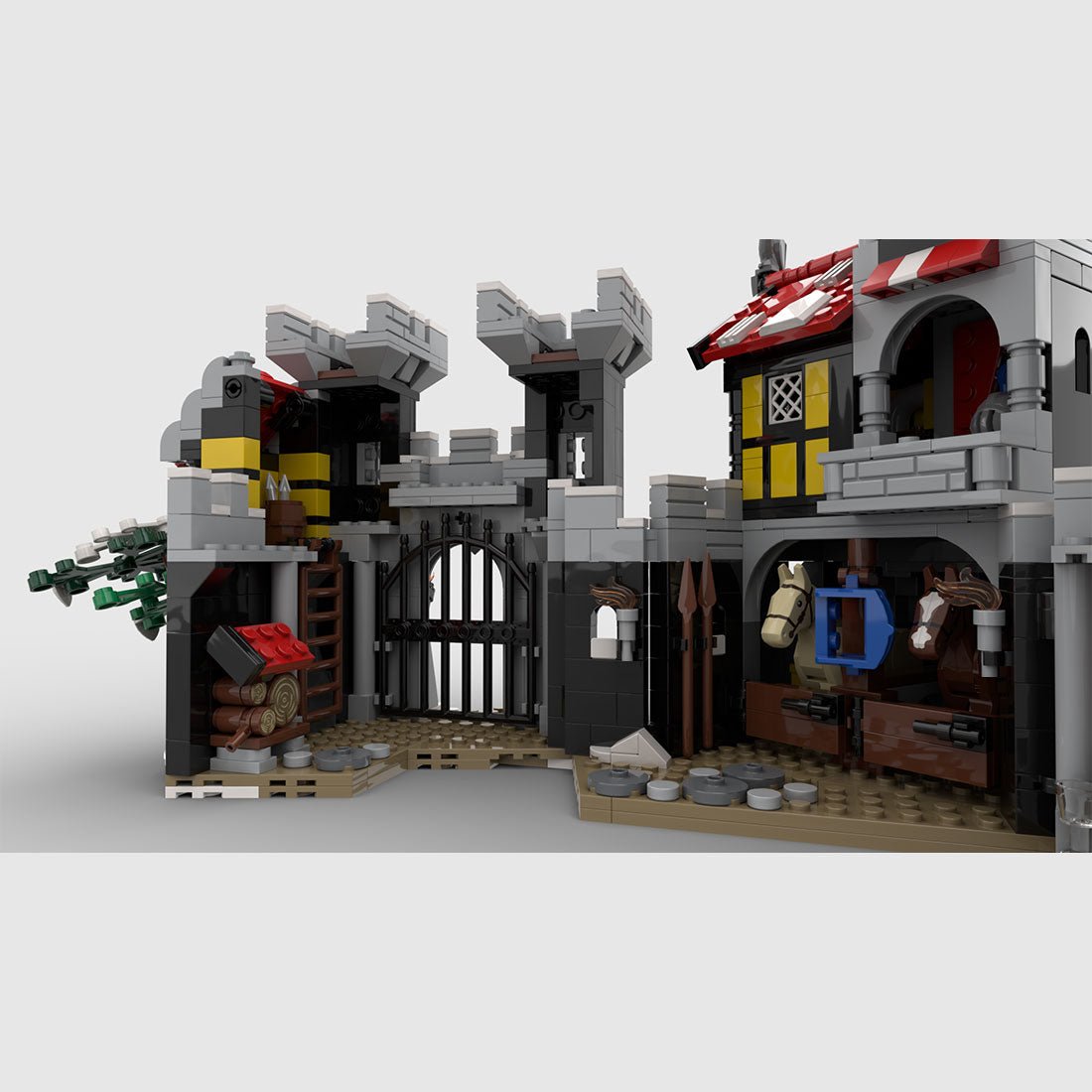 MOC - 172863 Dragon Knights Castle Klemmbausteine - LesDiy - Klemmbausteine