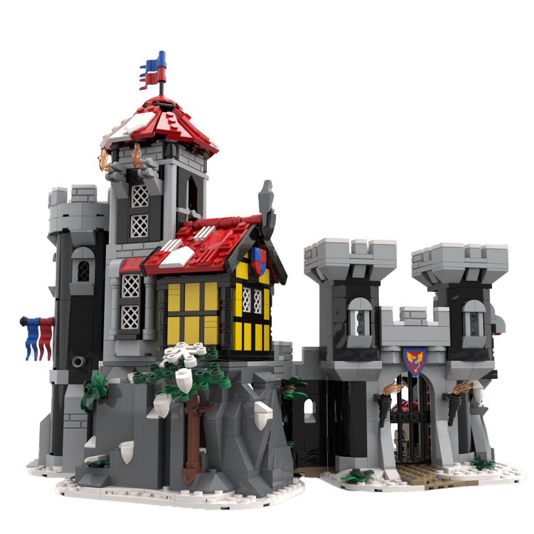 MOC - 172863 Dragon Knights Castle Klemmbausteine - LesDiyLesDiy