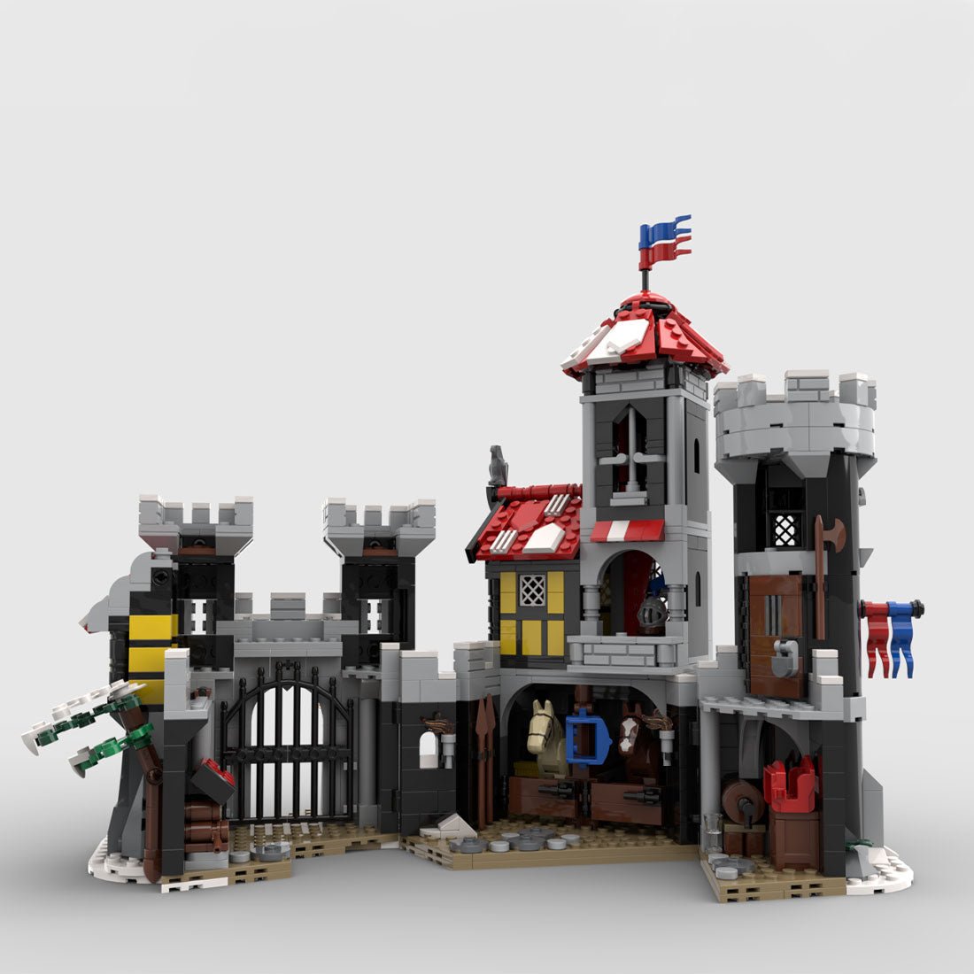 MOC - 172863 Dragon Knights Castle Klemmbausteine - LesDiy - Klemmbausteine