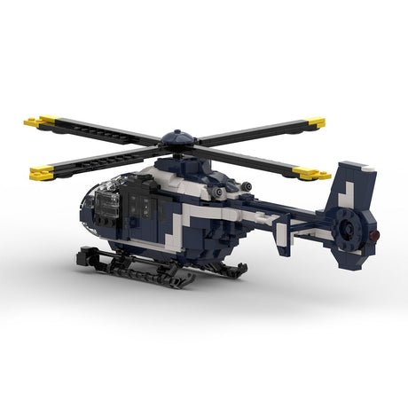 MOC - 173104 EC 135 gendarmerie Klemmbausteine - LesDiyLesDiy